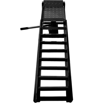 Auto Car Truck Service Ramps Lifts, Garage Car Lift Hydraulic Ramps 5 Ton, Automotive Hydraulic Lift, Black(2-Pack)